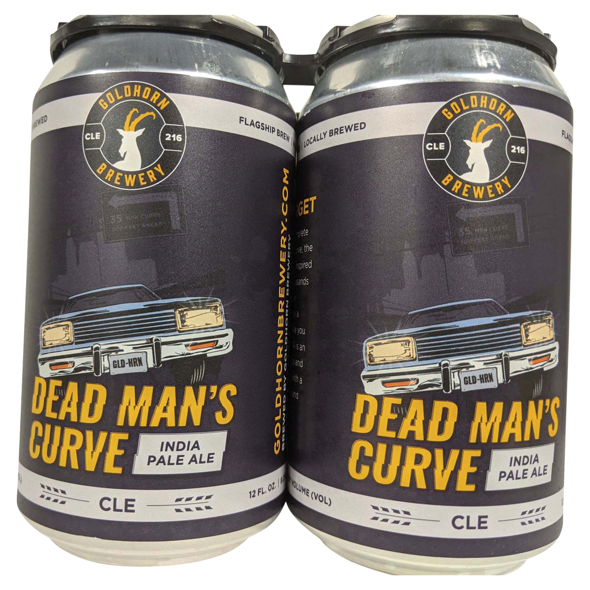 slide 1 of 9, Goldhorn Dead Man's Curve IPA, 6 ct; 12 oz