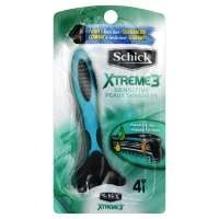 slide 1 of 1, Schick Xtreme 3 Classic Disposable Razor - 4 Count, 4 ct