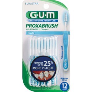 slide 1 of 1, G-U-M Prox Go-Between Cleaners Wide, 12 ct
