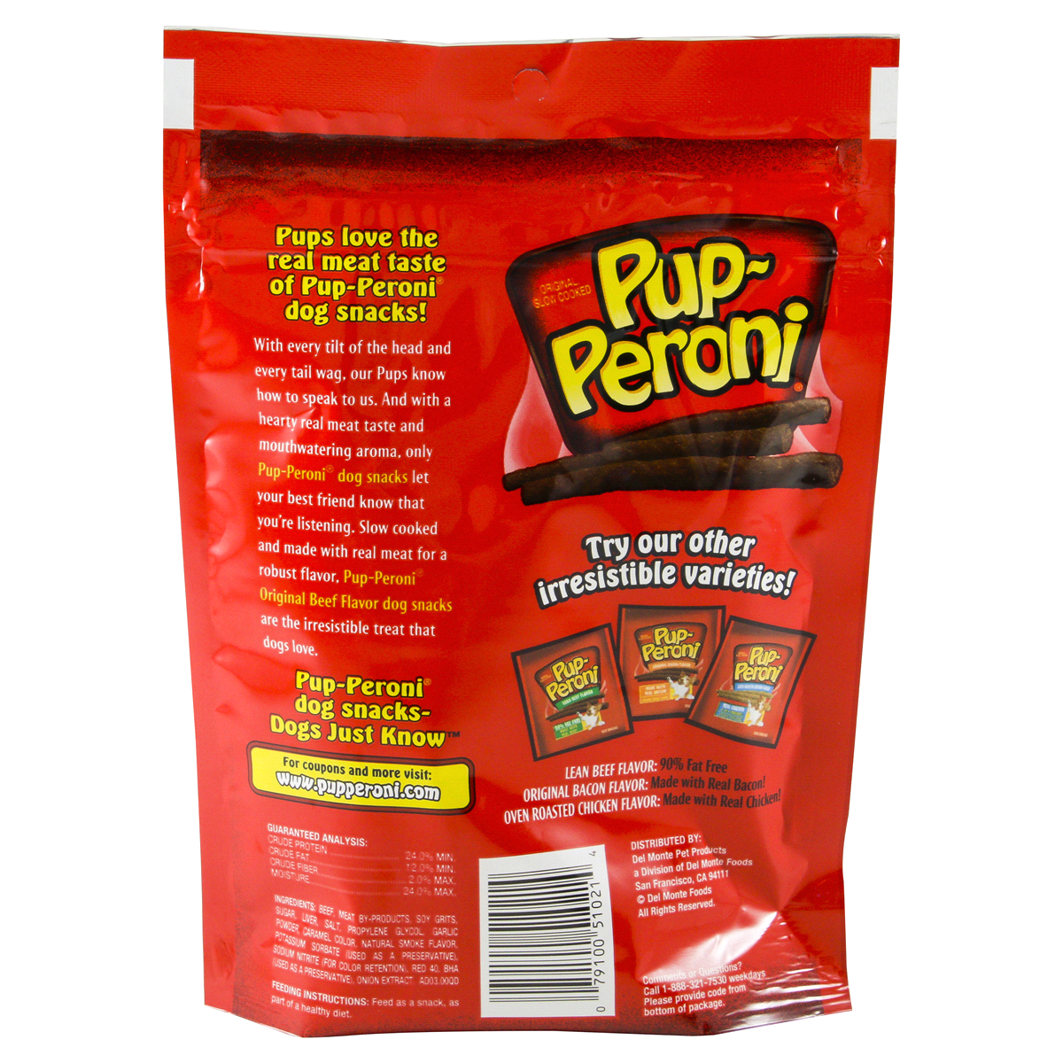 slide 3 of 3, Pup-Peroni Lean Beef Flavor Dog Treats, 5.6oz Bag, 5.6 oz