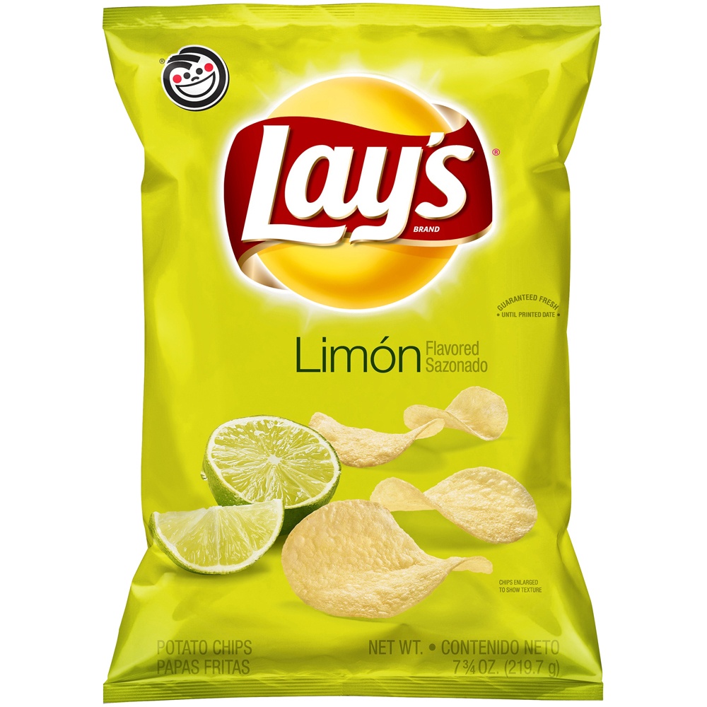 slide 2 of 4, Lay's Potato Chips Limon Flavored 7 3/4 Oz, 7.75 oz