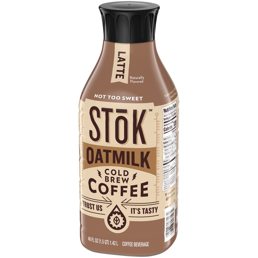 slide 3 of 8, STK Oatmeal Latte Cold Brew Coffee, 48 fl oz