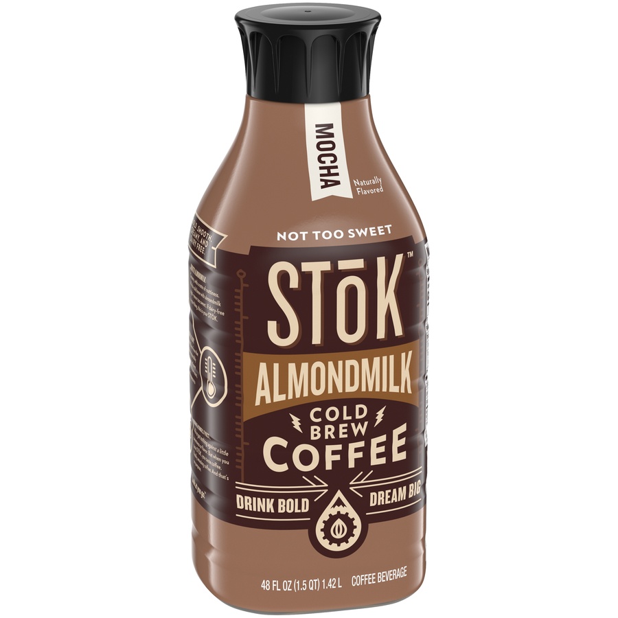 slide 2 of 8, STK Mocha Almondmilk Cold Brew Coffee, 48 fl oz