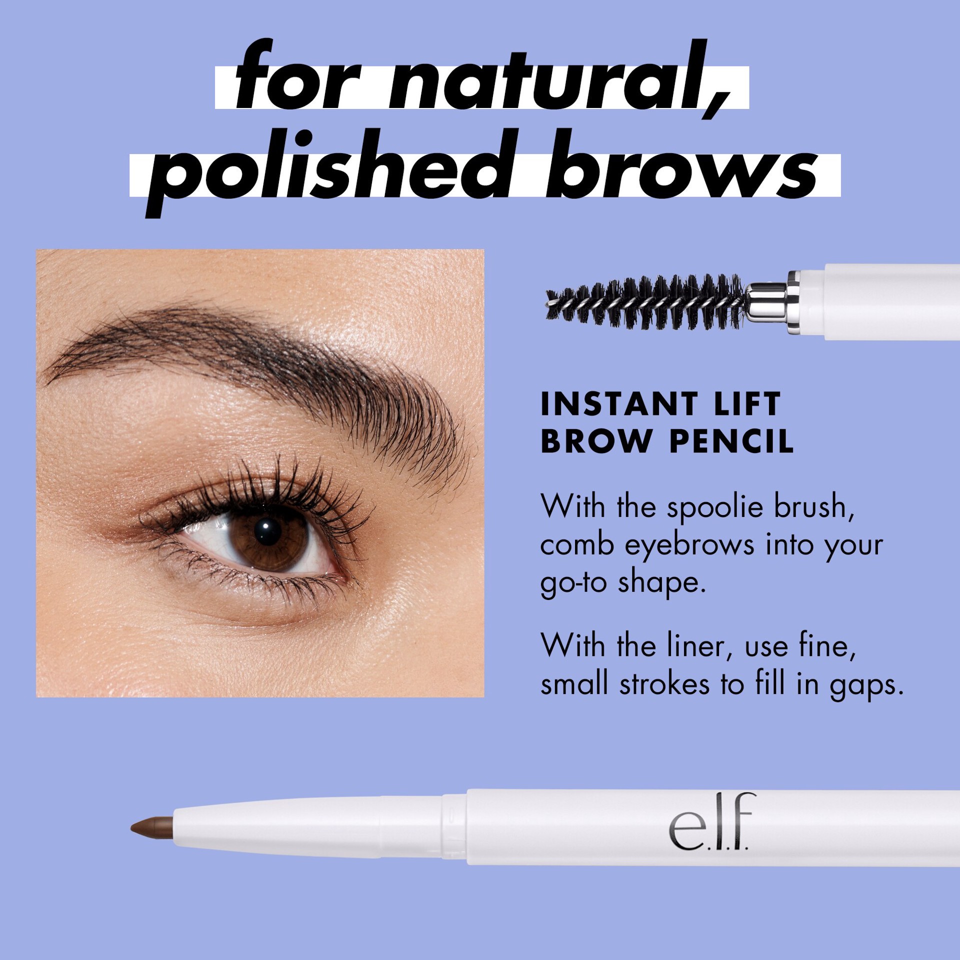 slide 2 of 7, e.l.f. Neutral Brown Instant Lift Brow Pencil 2 - 0.006 oz ea, 2 ct