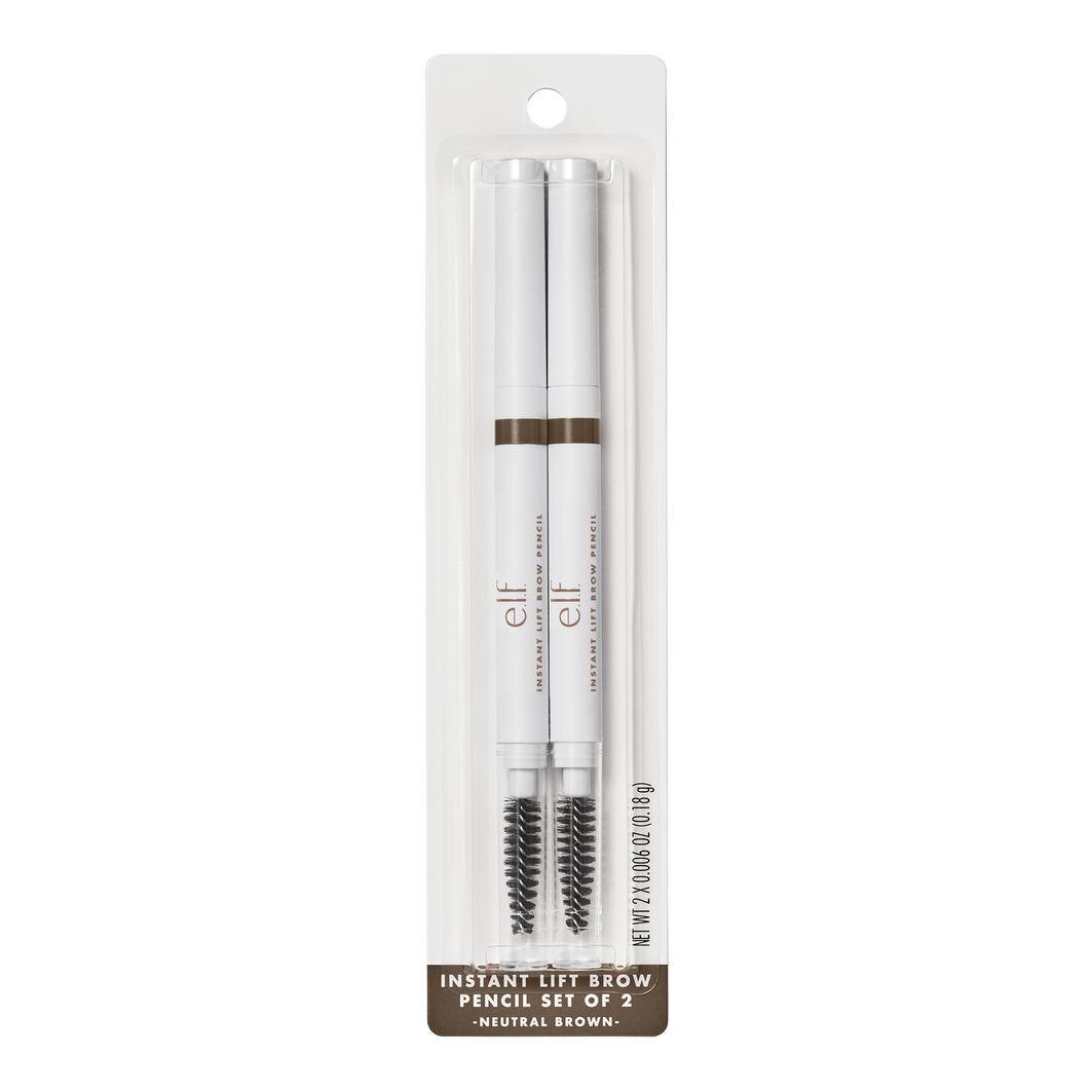 slide 5 of 7, e.l.f. Neutral Brown Instant Lift Brow Pencil 2 - 0.006 oz ea, 2 ct