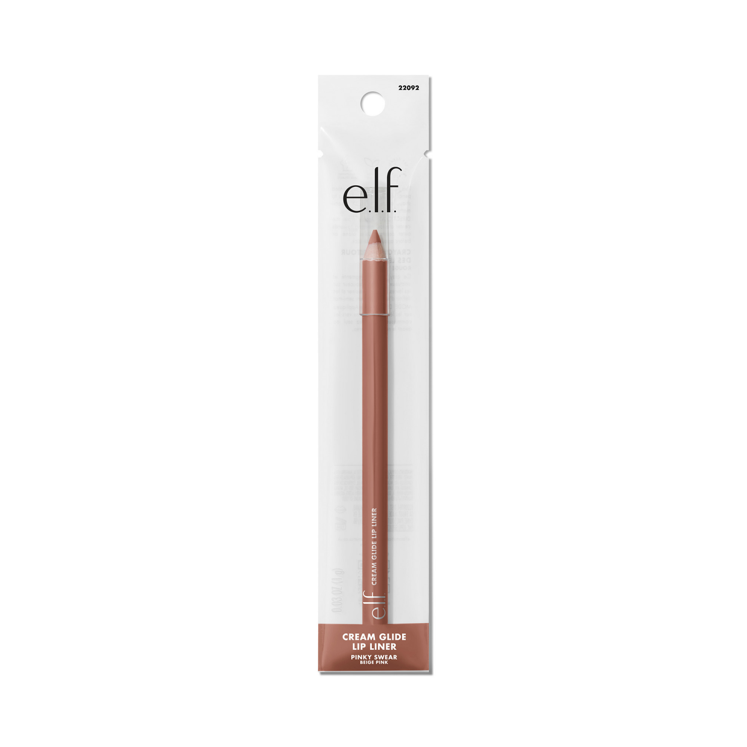 slide 1 of 4, e.l.f. Cream Glide Lip Liner-Pinky Swear, 1 ct