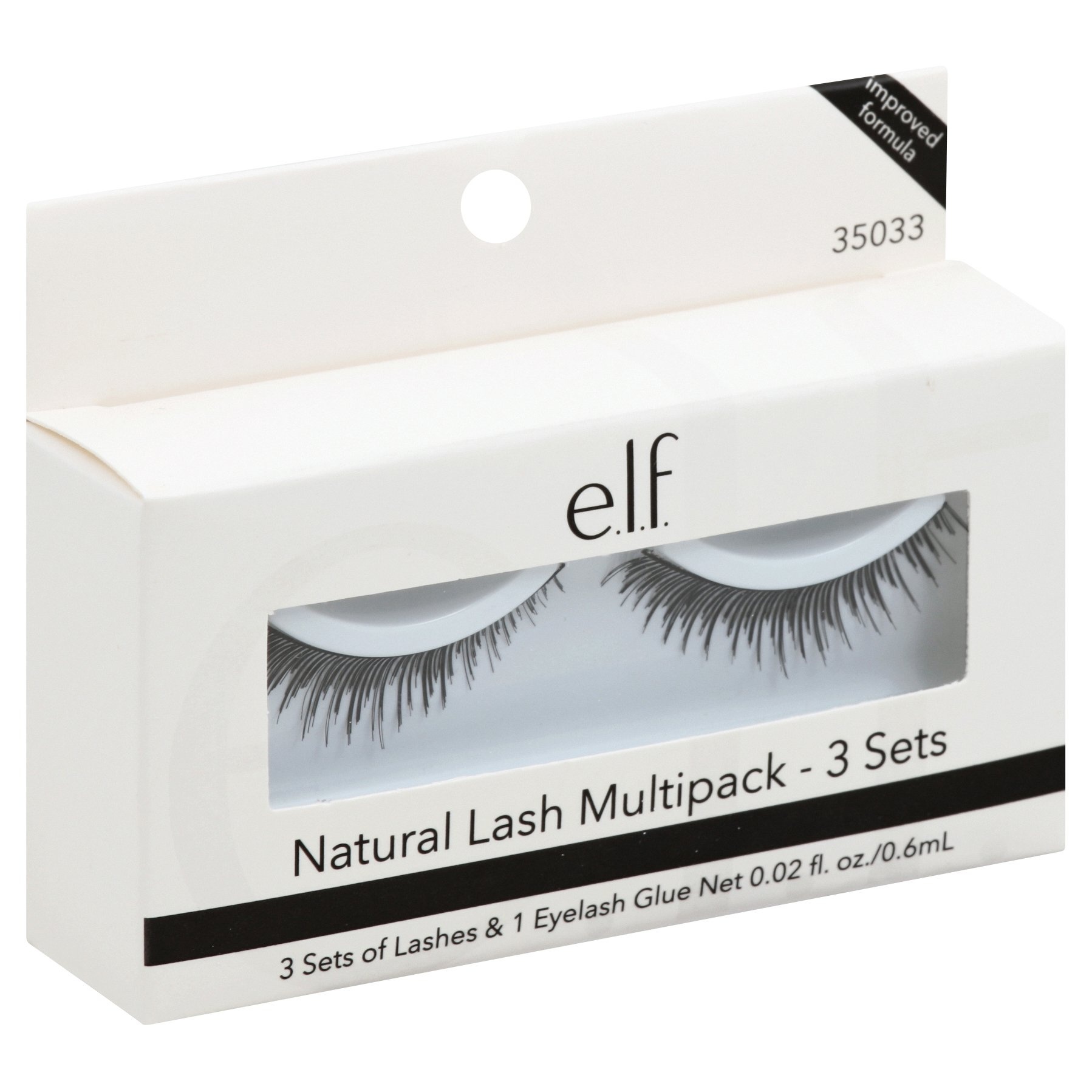 slide 1 of 2, e.l.f. Natural Lash Multipack, 3 ct