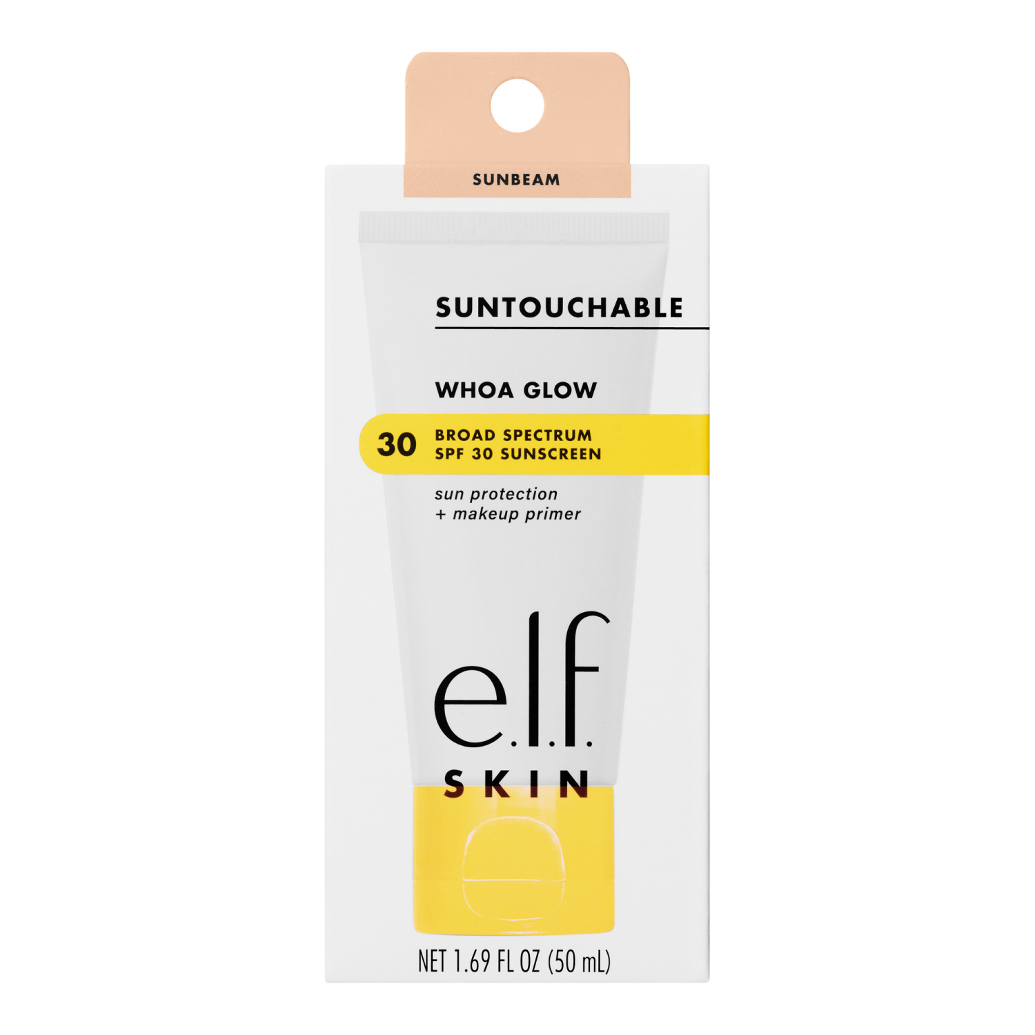 slide 1 of 6, E.L.F. Suntouchable! Whoa Glow Spf 30 Sunscreen + Makeup Primer, 1 ct