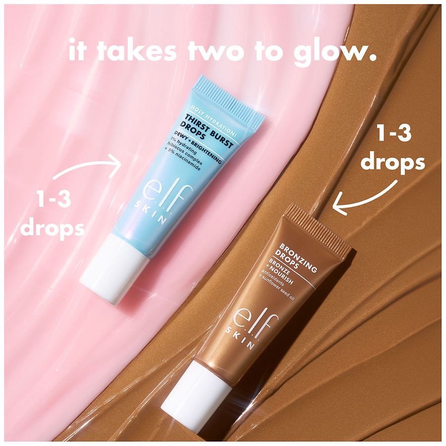 slide 4 of 5, e.l.f. The Hottest Drops Duo Blush And Highlighter, 1 ct