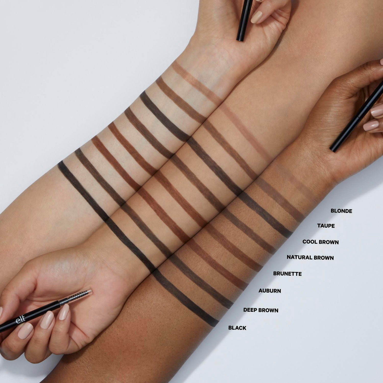 slide 5 of 7, e.l.f. elf Precise Brow Pencil Brunette, 0.002 oz