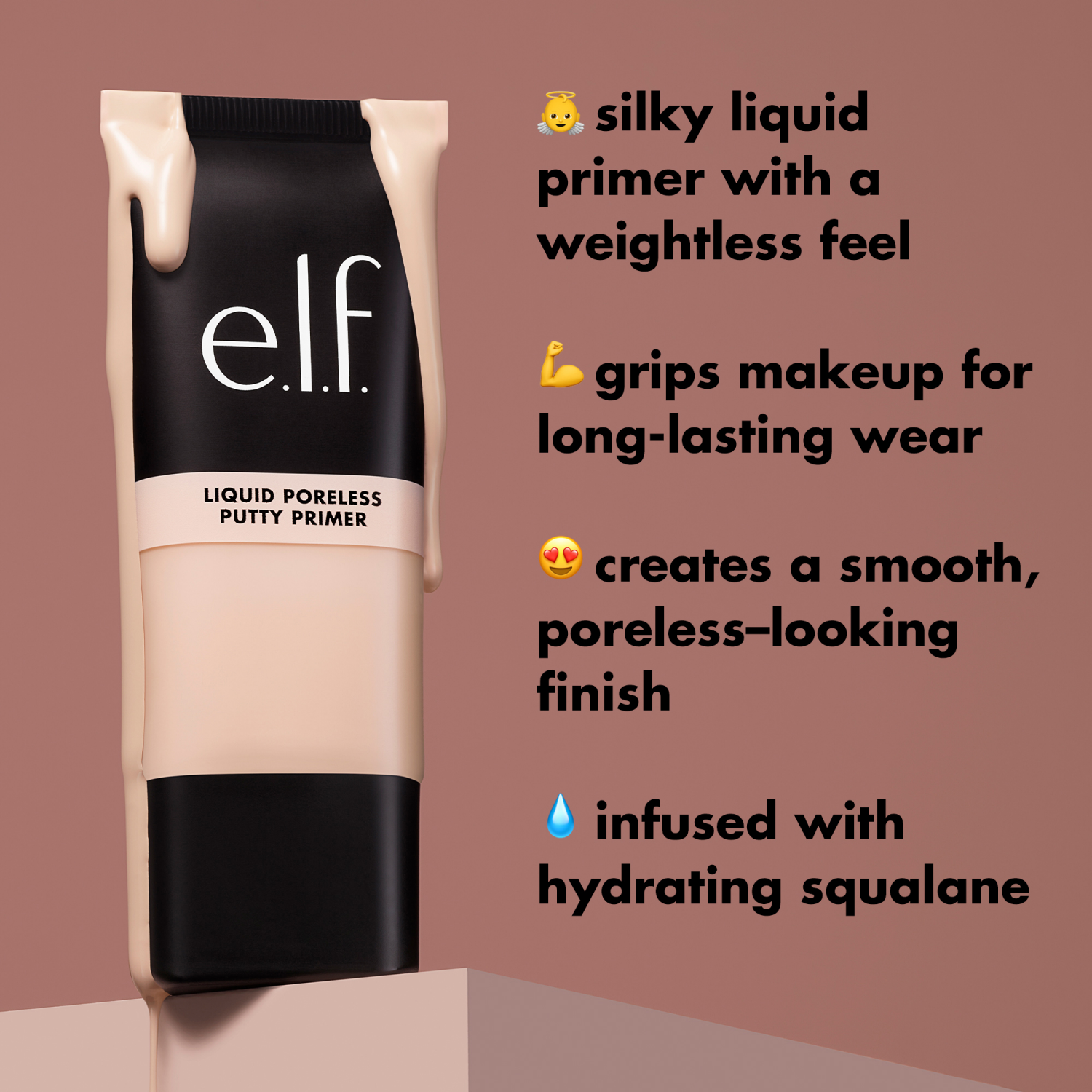 slide 3 of 3, E.L.F. Liquid Poreless Putty Primer, 0.95 fl oz