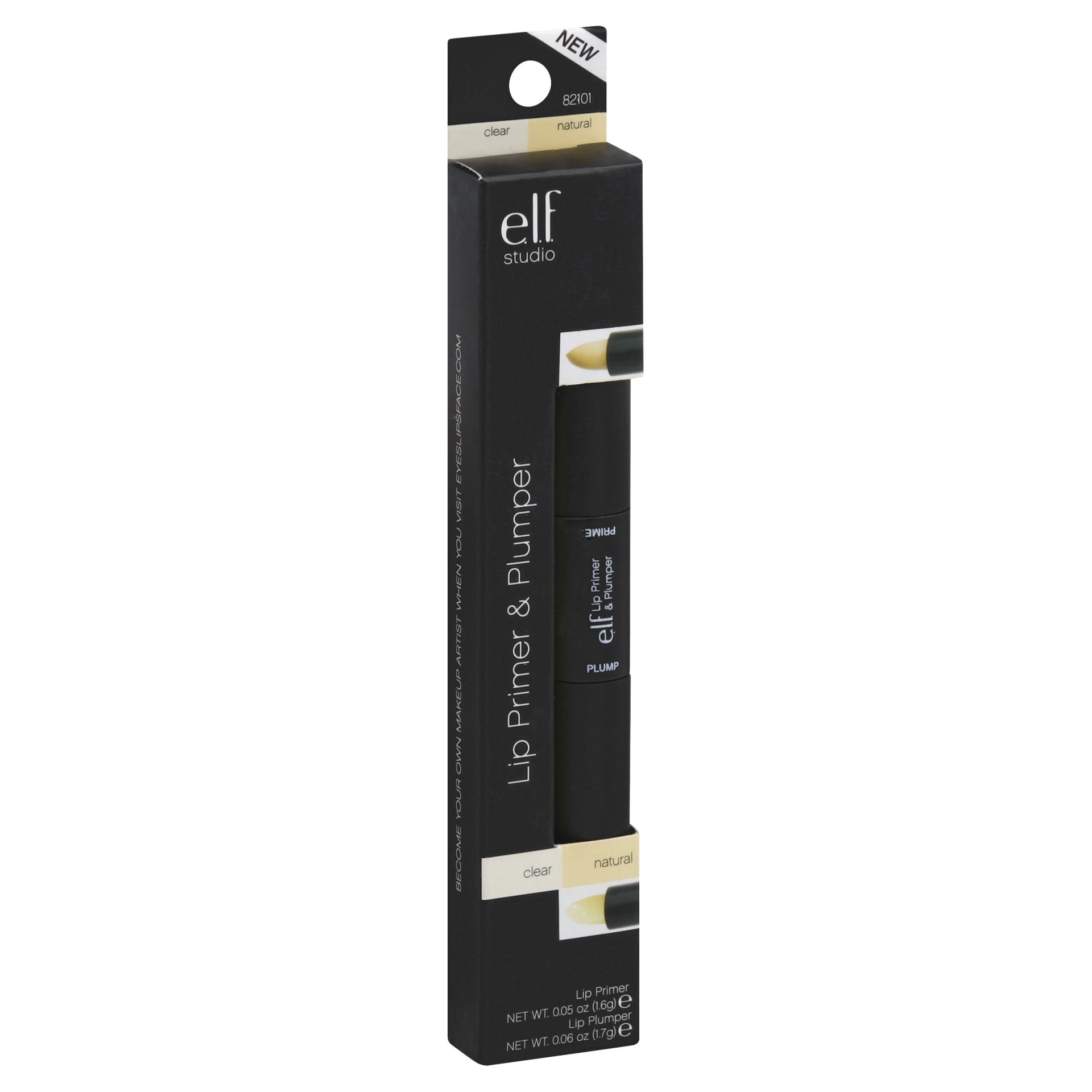 slide 1 of 4, e.l.f. Lip Primer & Plumper, 0.11 oz