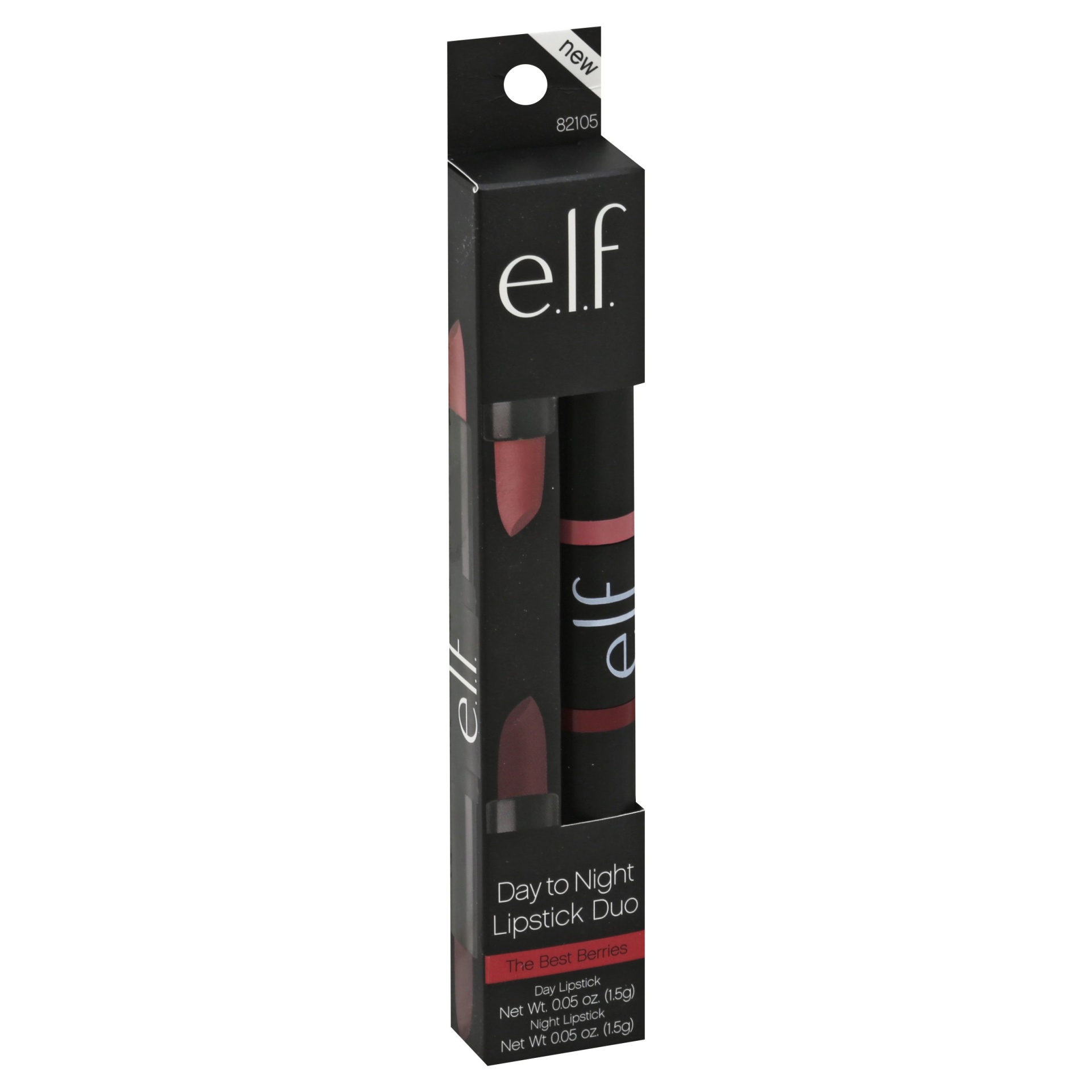 slide 1 of 5, e.l.f. Day to Night Lipstick Duo The Best Berries, 0.1 oz