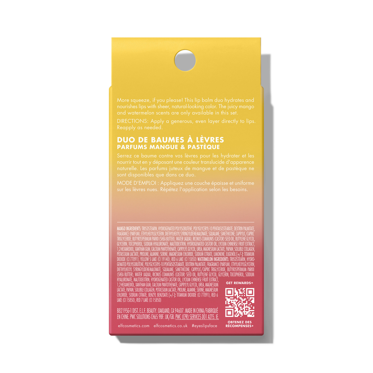 slide 3 of 4, e.l.f. Squeeze Me More Lip Balm Duo, 1 ct