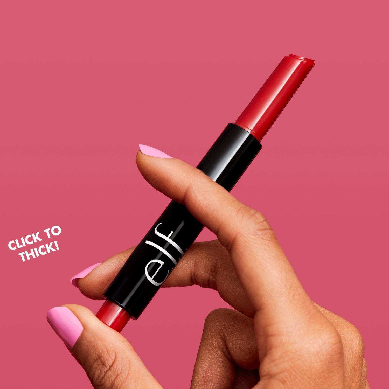 slide 11 of 12, E.L.F. Pout Clout Lip Plumping Pen, Pinky Out, 1 ct