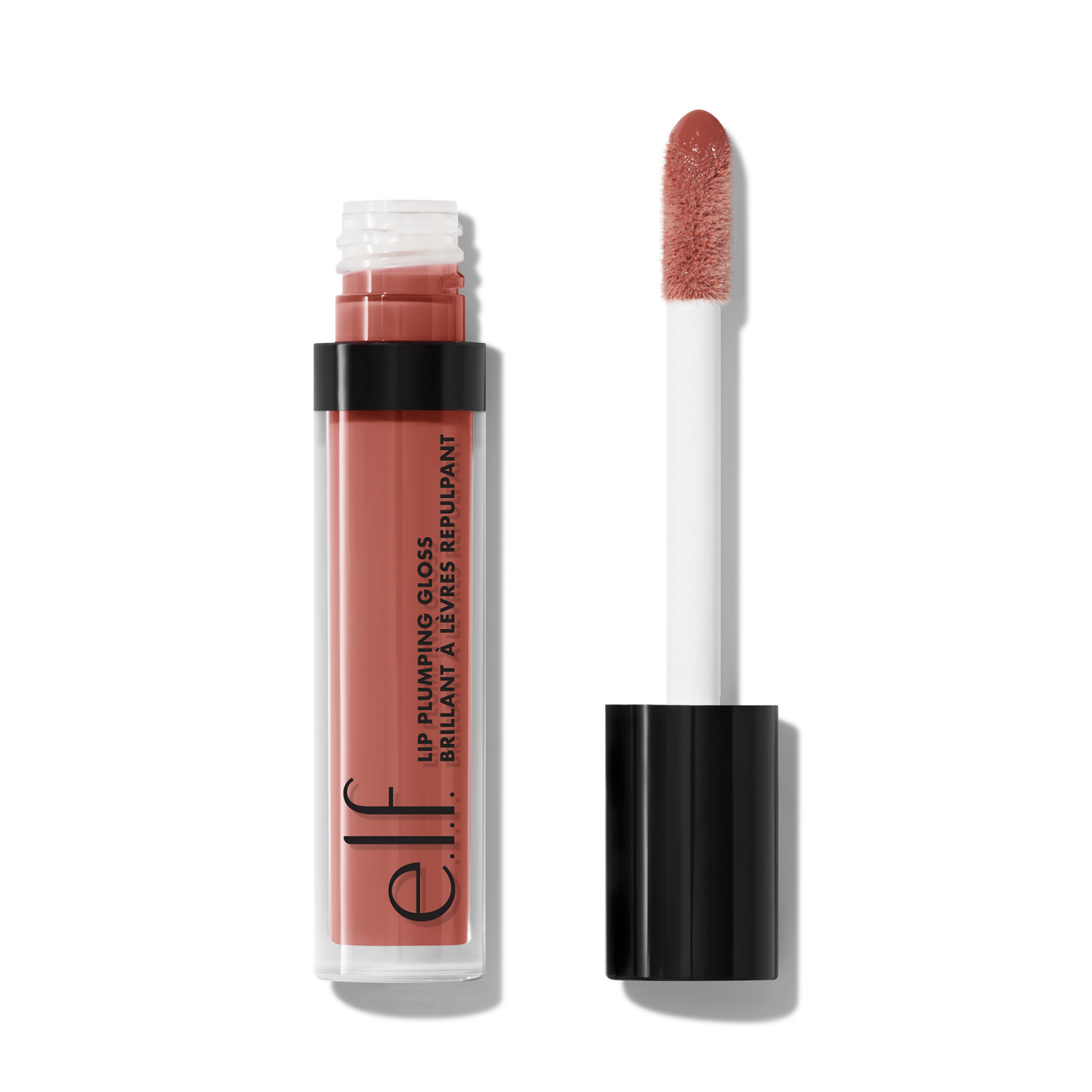 slide 2 of 5, e.l.f. Lip Plumping Gloss, Mocha Twist, 0.09 fl oz