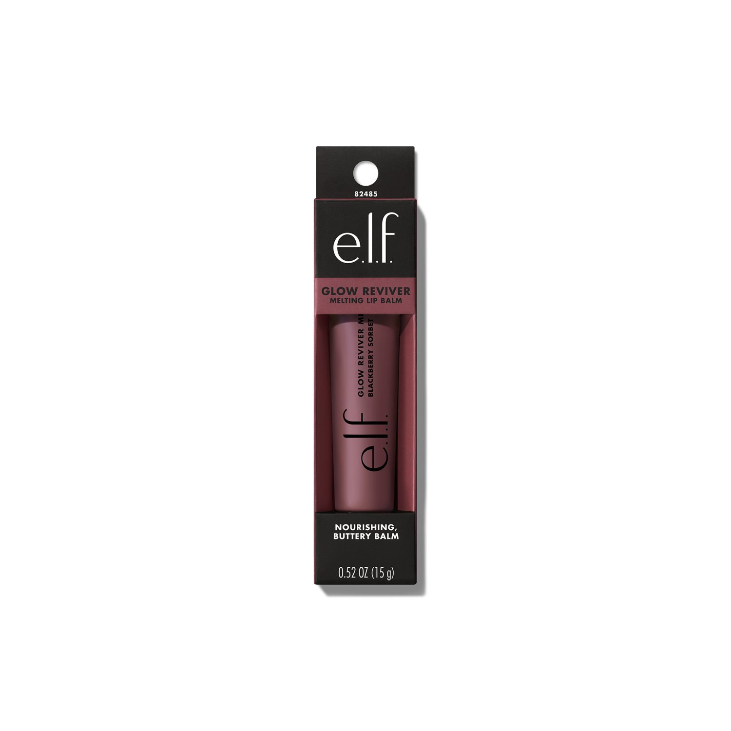 slide 1 of 6, e.l.f. Glow Rvr Mltg Lp Blm Blkbry Sbt.52Oz, 0.52 oz
