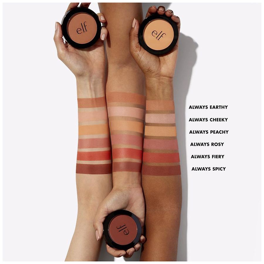 slide 5 of 5, e.l.f. Always Rosy Primer-Infused Blush 0.35 oz, 0.35 oz