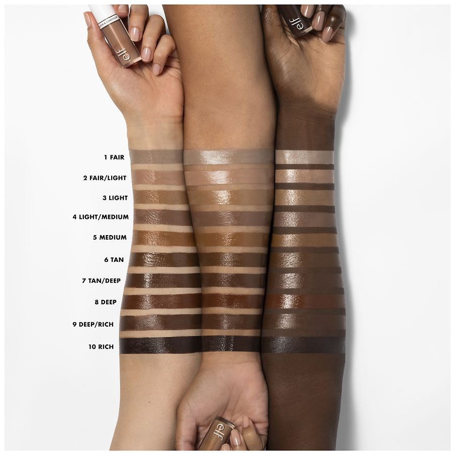 slide 2 of 5, e.l.f. Camo Liquid Bronzer & Contour, 0.13 fl oz