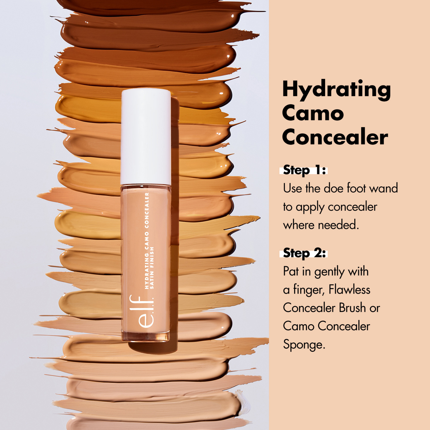 slide 3 of 8, e.l.f. Hydrating Fair Beige Camo Concealer 0.2 fl oz, 0.2 fl oz