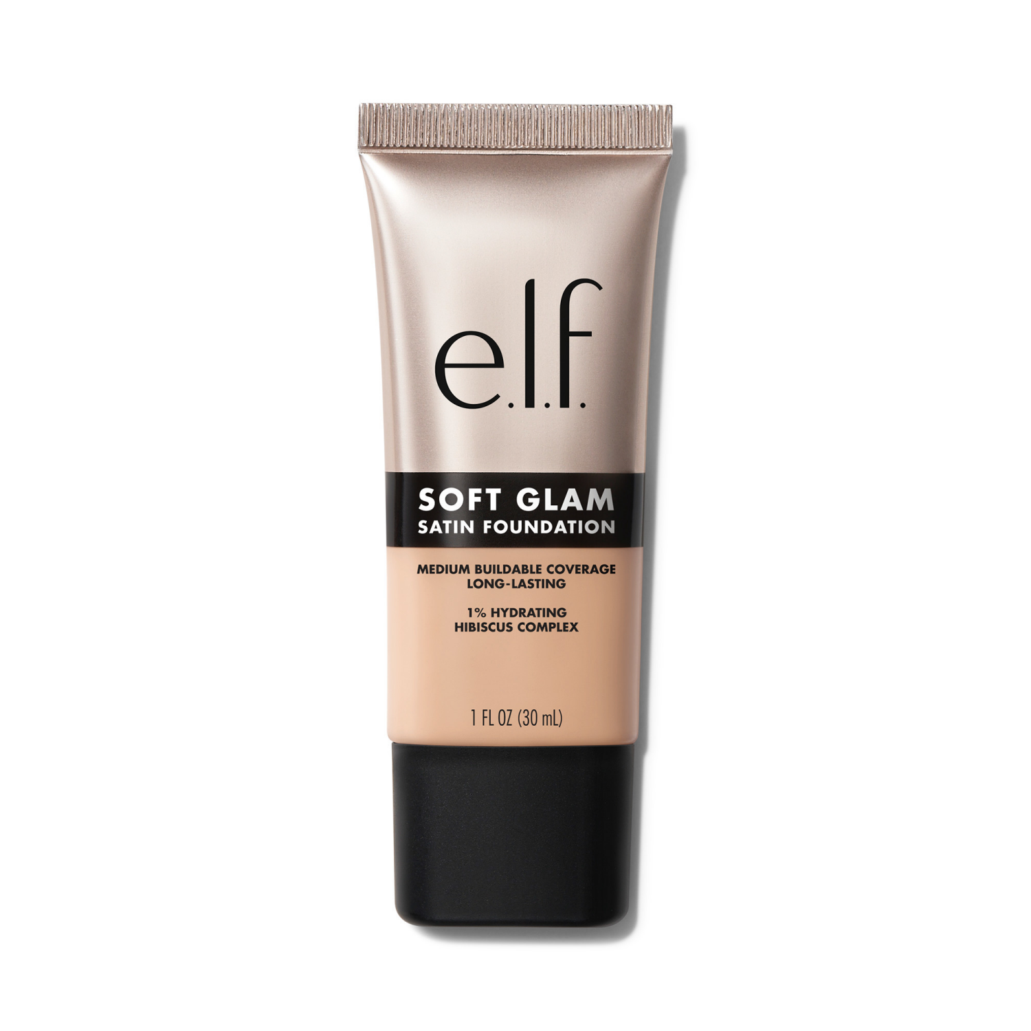 slide 1 of 4, e.l.f. Soft Glam Satin Foundation-Li/Neut, 1 ct