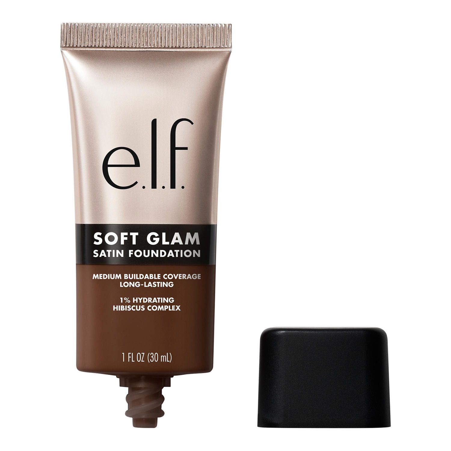 slide 4 of 5, ELF E.L.F. Soft Glam Satin Foundation, 1 oz