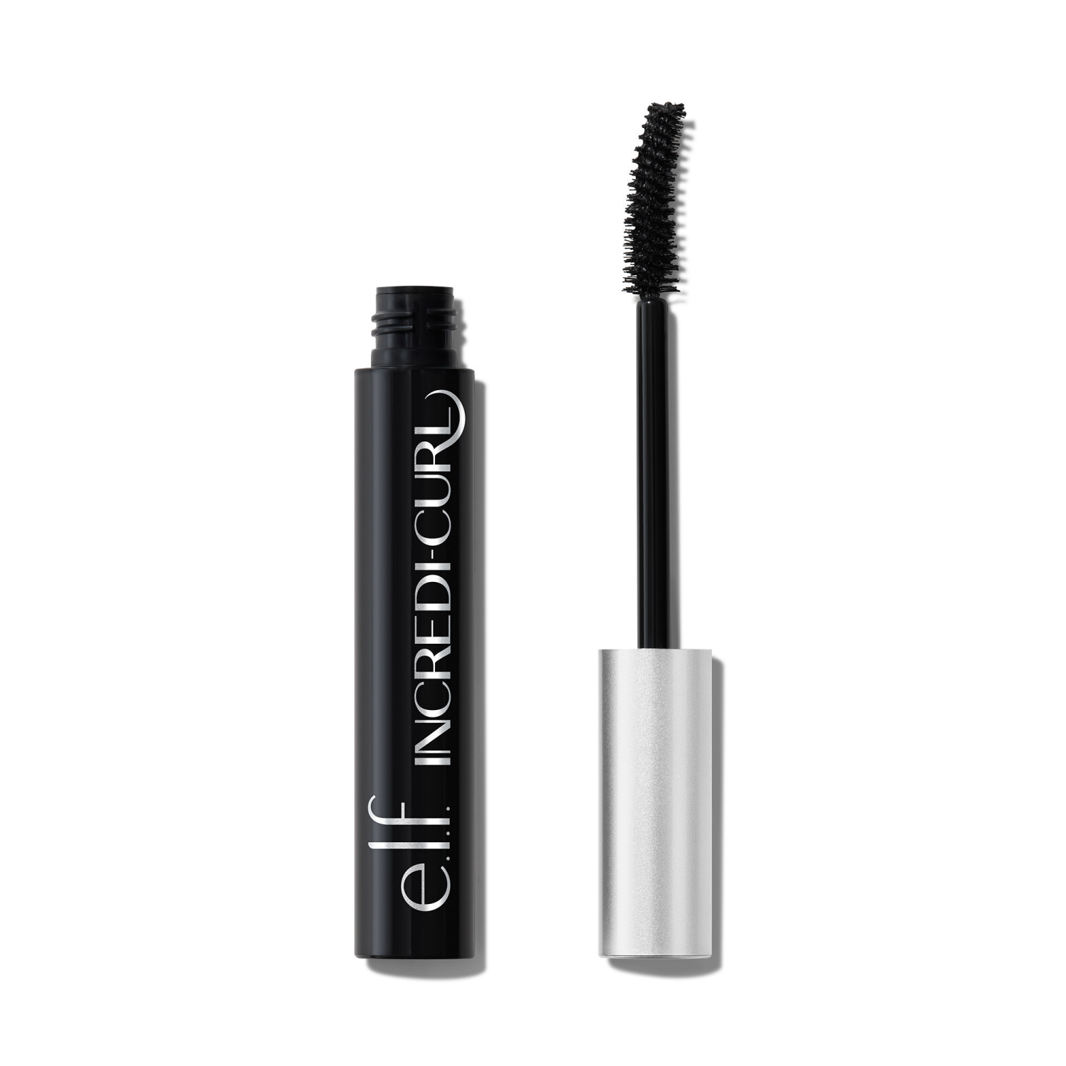 slide 3 of 5, e.l.f. Incredi-Curl Curling & Volumizing Mascara - Pitch Black - 0.32oz, 0.32 oz