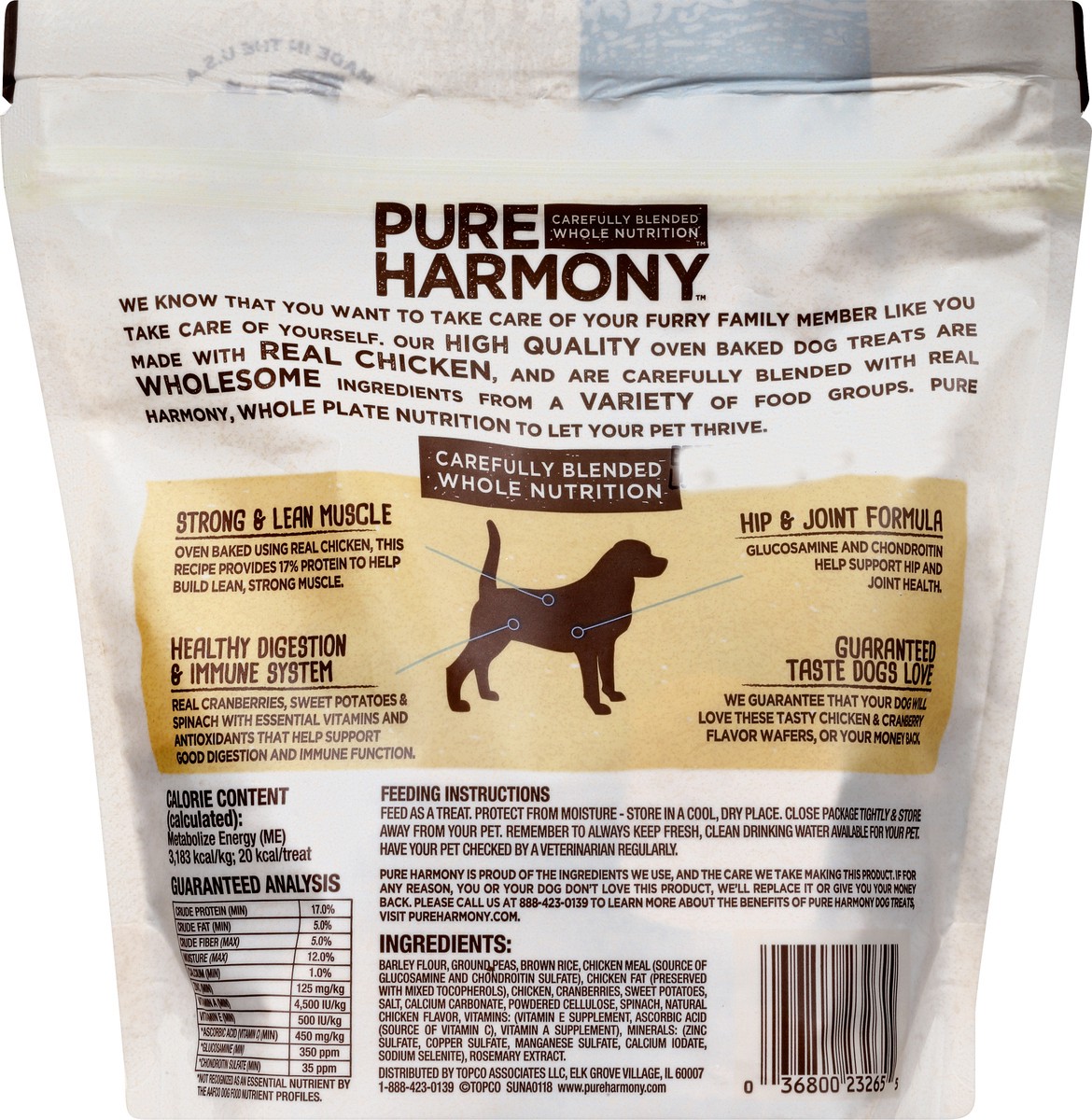 slide 2 of 13, Pure Harmony Wafers Chicken & Cranberry Flavor Dog Treats 12 oz, 12 oz