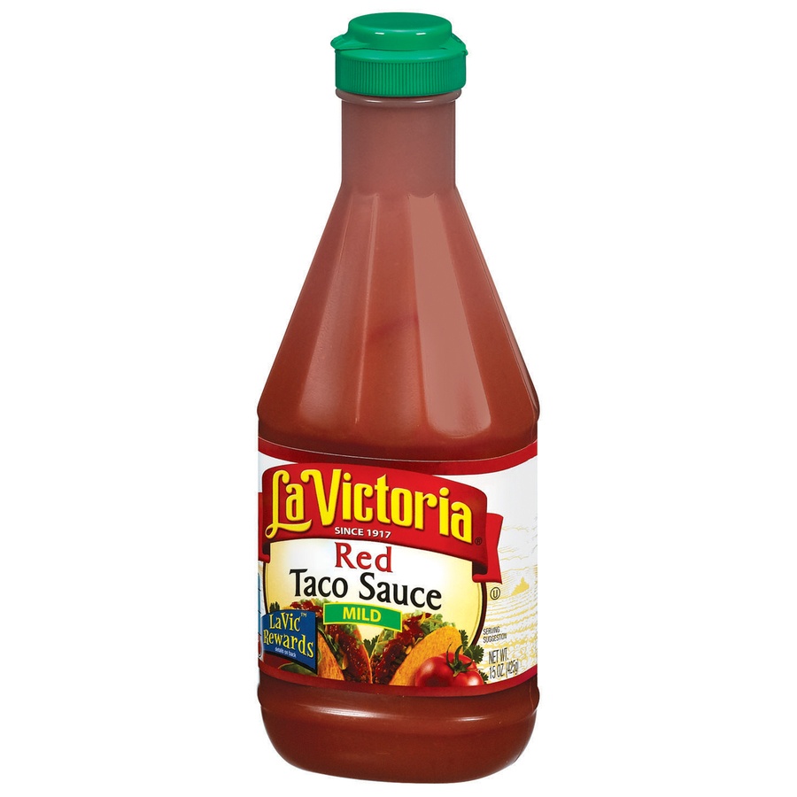 slide 2 of 3, La Victoria Taco Sauce 15 oz, 15 oz