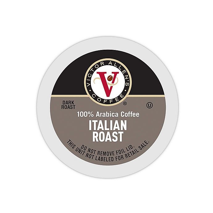 slide 1 of 1, Victor Allen Italian Roast Coffee Pods for Single Serve Coffee Makers, 100 ct