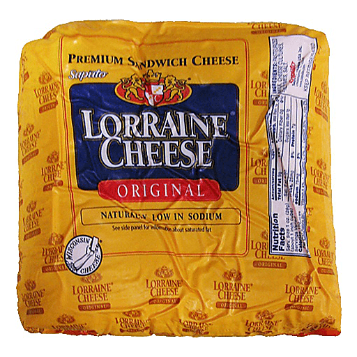 slide 1 of 1, Lorraine Swiss Cheese, per lb