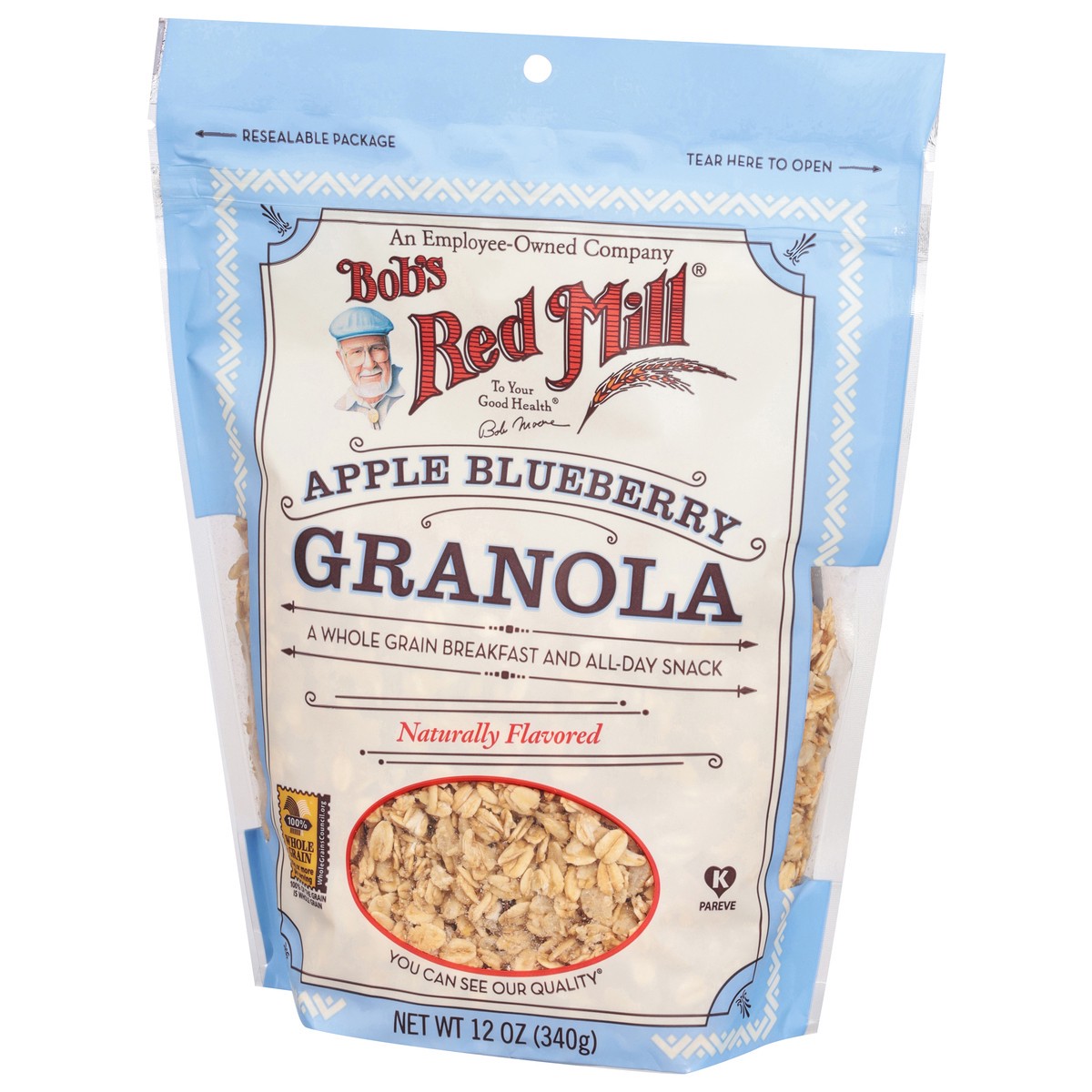 slide 3 of 9, Bob's Red Mill Apple Blueberry Granola 12 oz, 12 oz