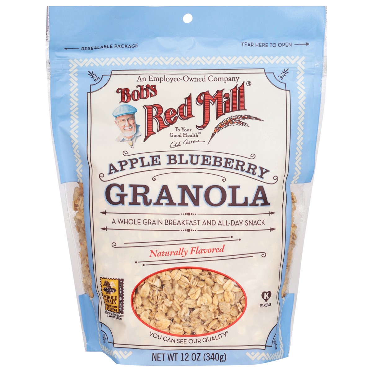 slide 1 of 9, Bob's Red Mill Apple Blueberry Granola 12 oz, 12 oz