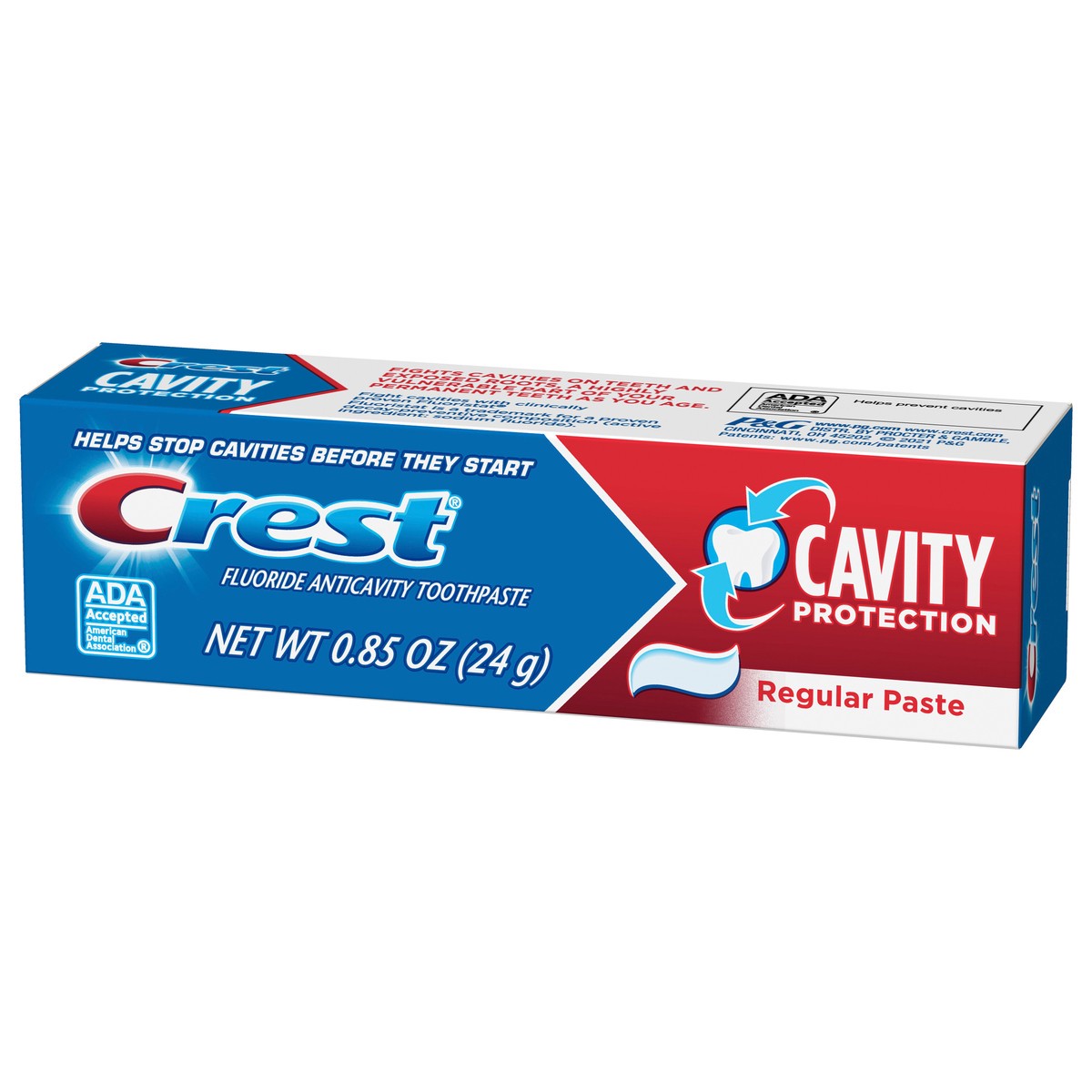 slide 4 of 11, Crest Cavity Protection Regular Toothpaste, .85 oz, 0.85 oz