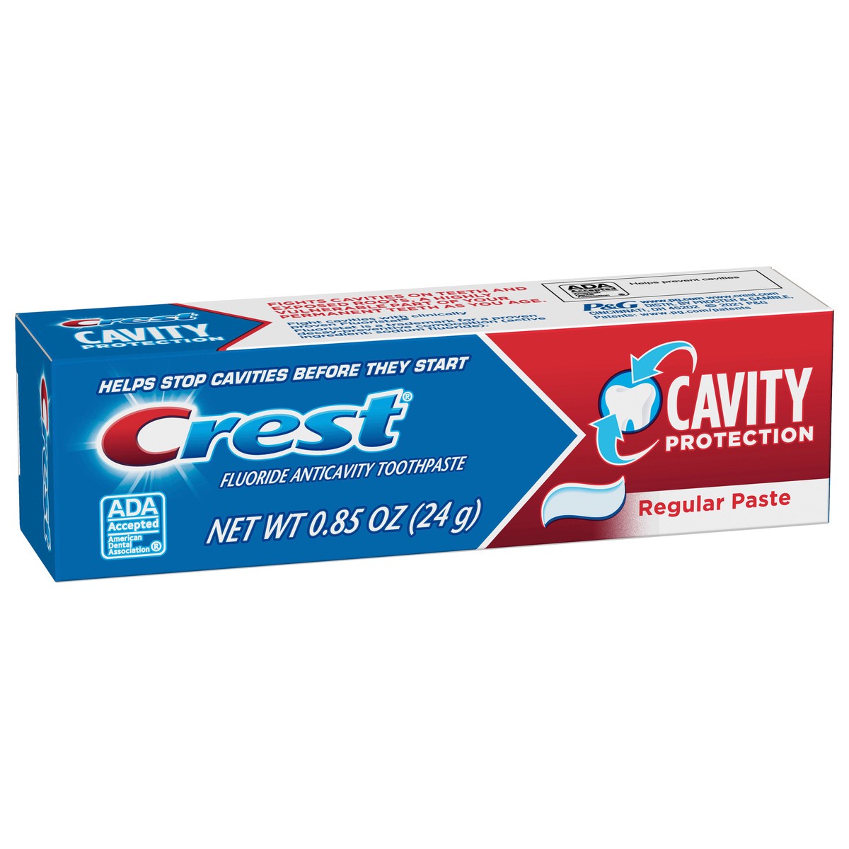 slide 7 of 11, Crest Cavity Protection Regular Toothpaste, .85 oz, 0.85 oz