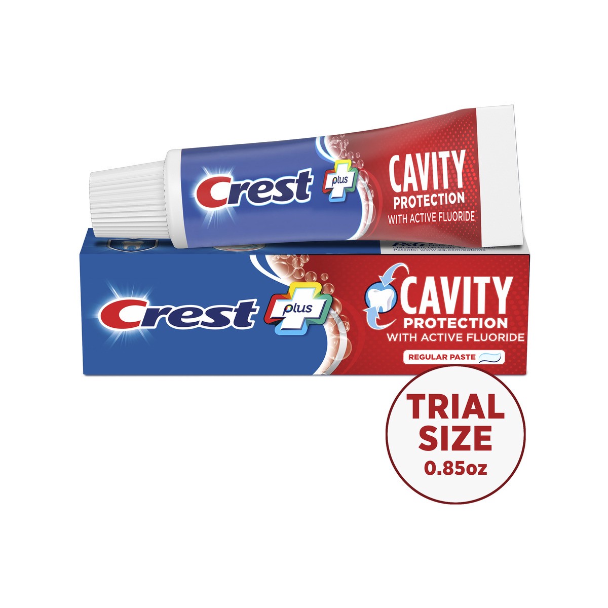 slide 1 of 11, Crest Cavity Protection Regular Toothpaste, .85 oz, 0.85 oz