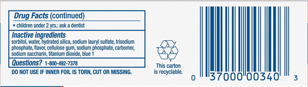 slide 2 of 11, Crest Cavity Protection Regular Toothpaste, .85 oz, 0.85 oz