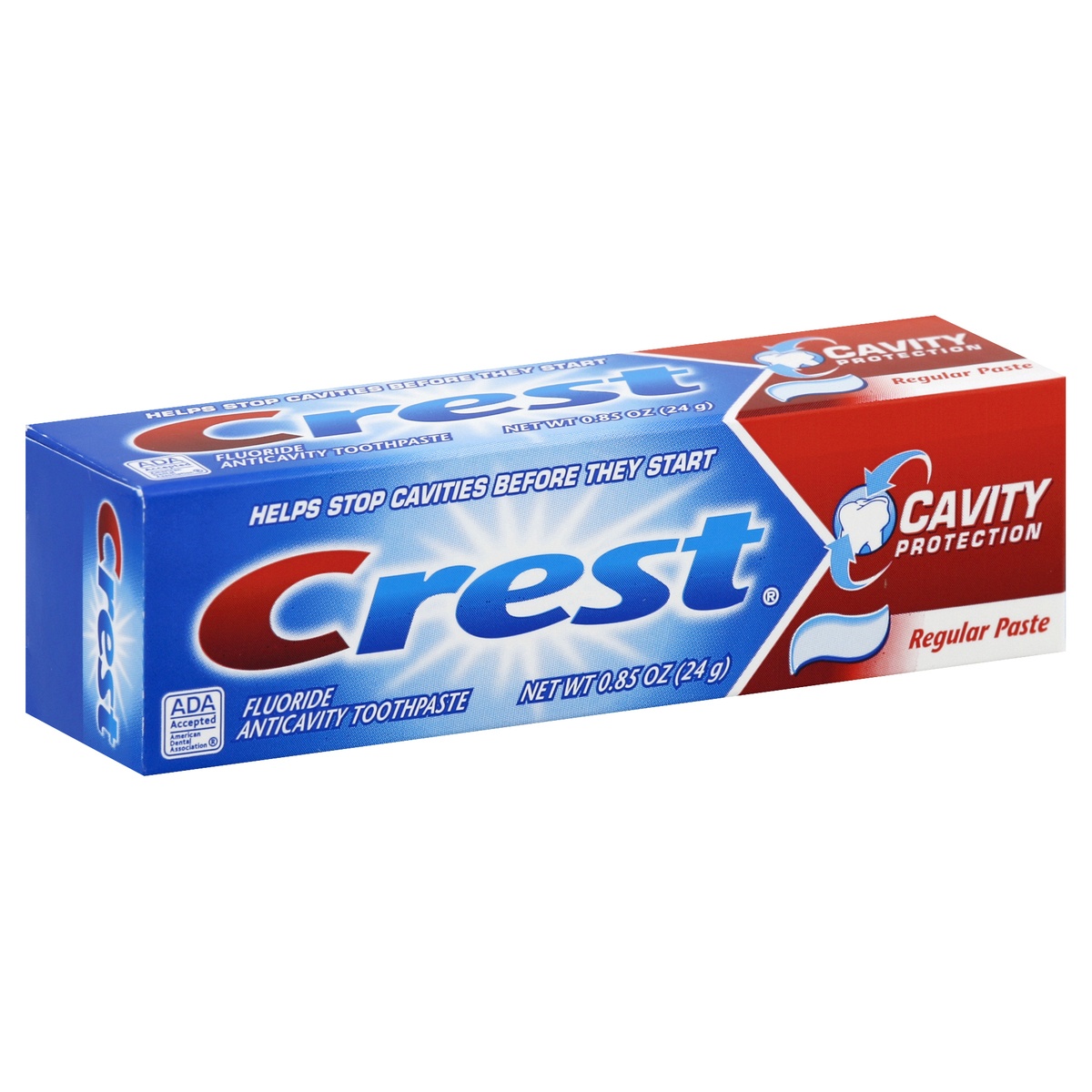 slide 1 of 7, Crest Toothpaste 0.85 oz, 0.85 oz