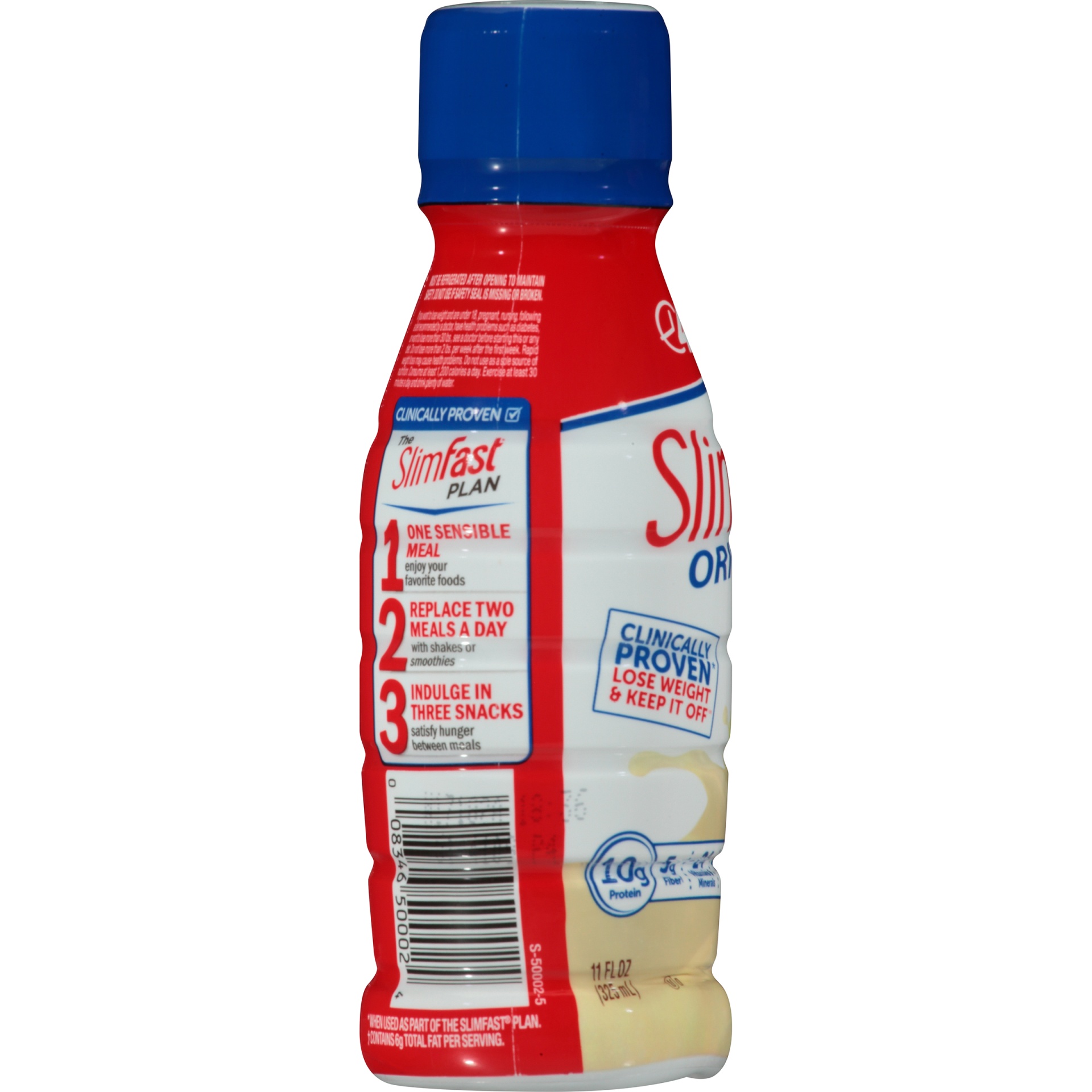 slide 2 of 6, SlimFast Original French Vanilla Meal Replacement Shake, 11 fl oz