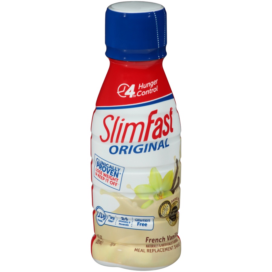 slide 1 of 6, SlimFast Original French Vanilla Meal Replacement Shake, 11 fl oz