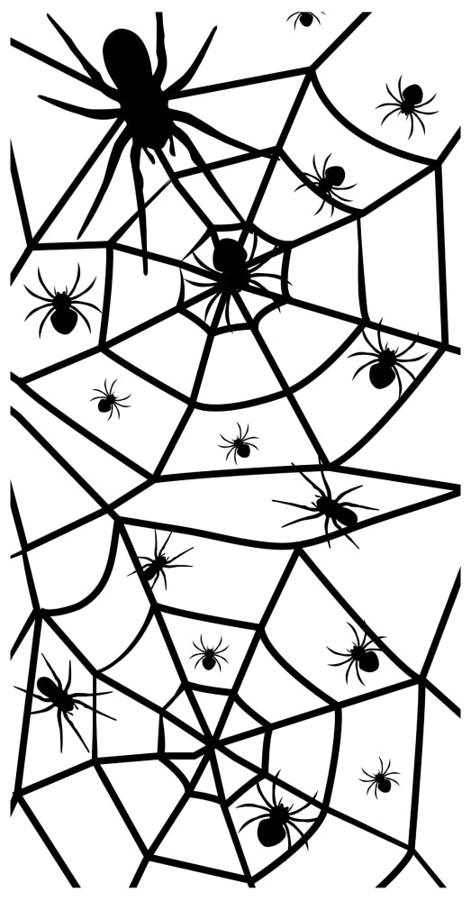 slide 1 of 1, Holiday Home Spider Web Door Cover, 1 ct