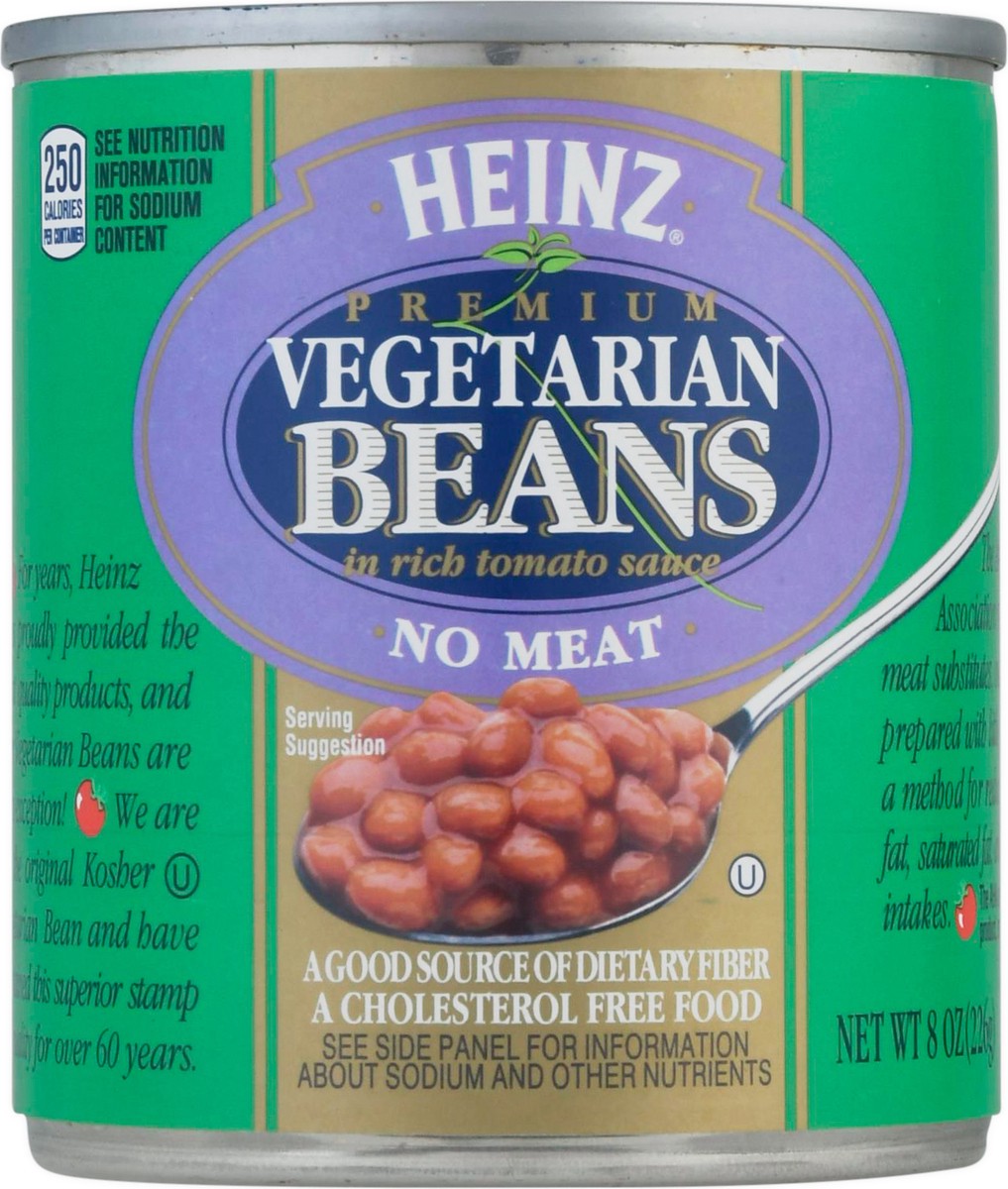 slide 9 of 11, Heinz Premium Vegetarian Beans in Rich Tomato Sauce, 8 oz