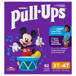 Pull-Ups Boys'' Potty Training Pants, 3T-4T (32-40 lbs), 92 Count