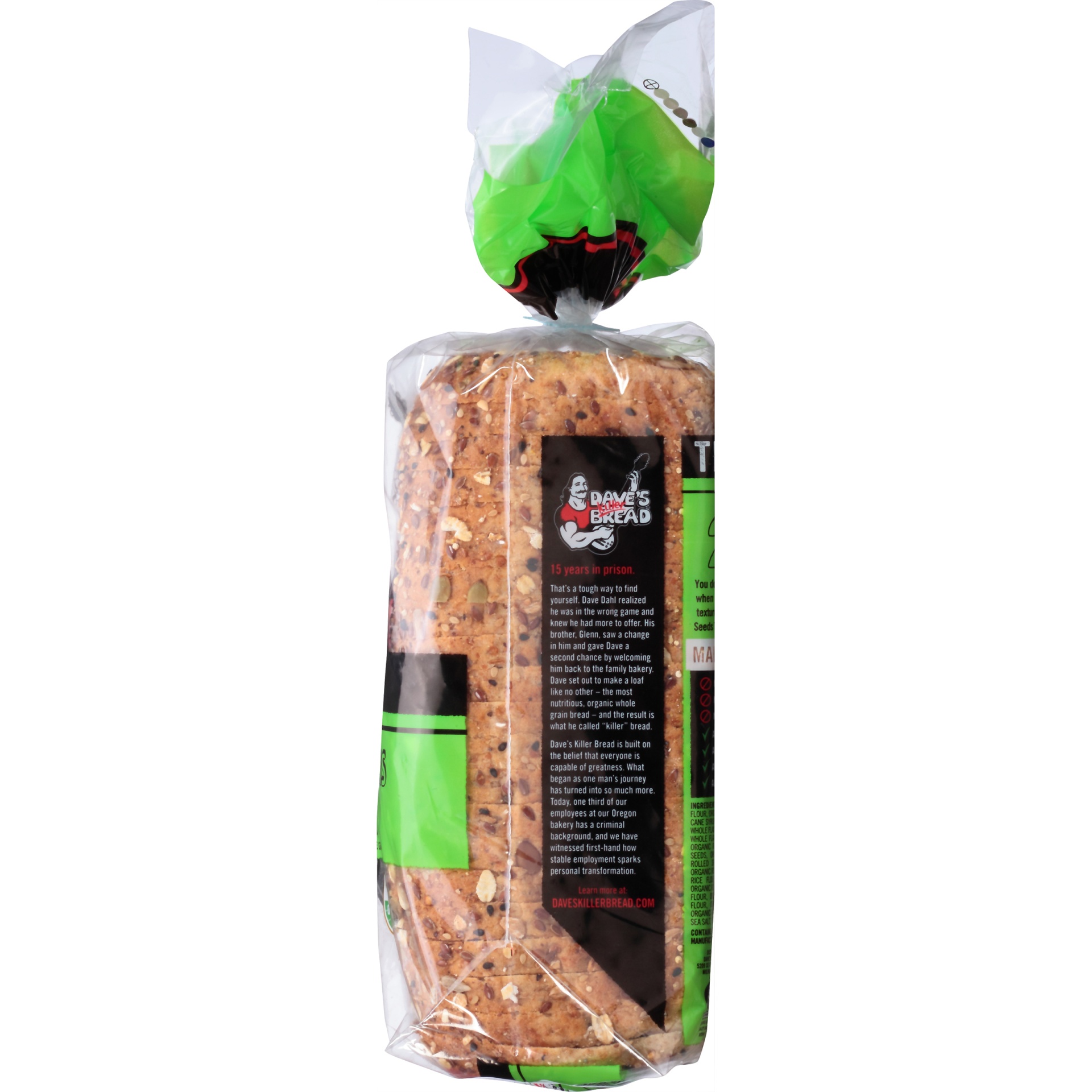slide 5 of 8, Dave's Killer Bread® Thin-Sliced 21 Whole Grains and Seeds Organic Bread 20.5 oz. Bag, 20.5 oz