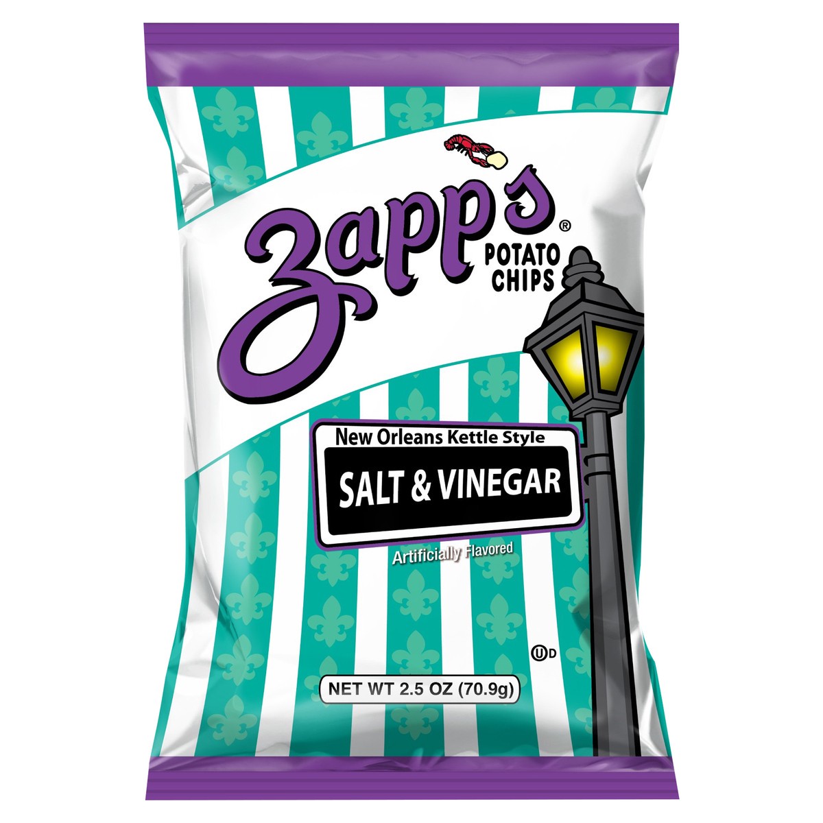 slide 4 of 12, Zapp's Zapps Salt And Vinegar, 2.5 oz