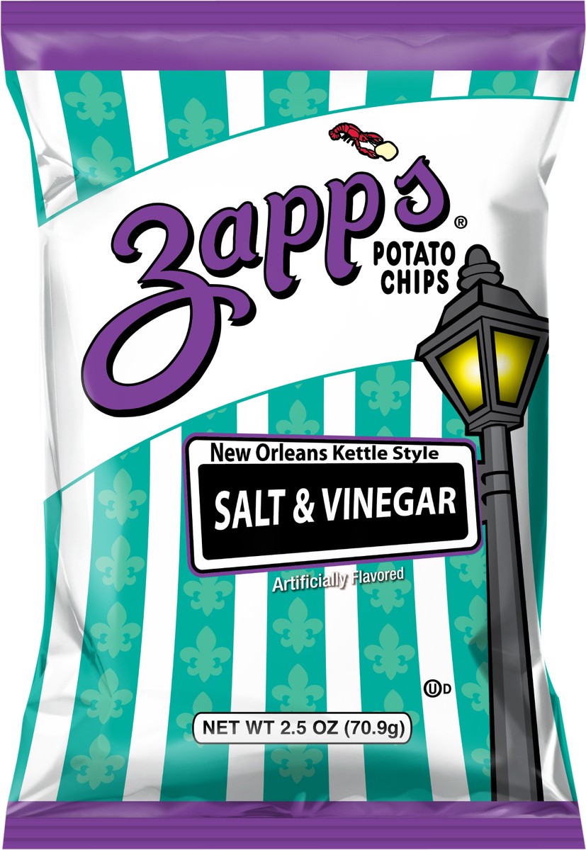slide 1 of 12, Zapp's Zapps Salt And Vinegar, 2.5 oz