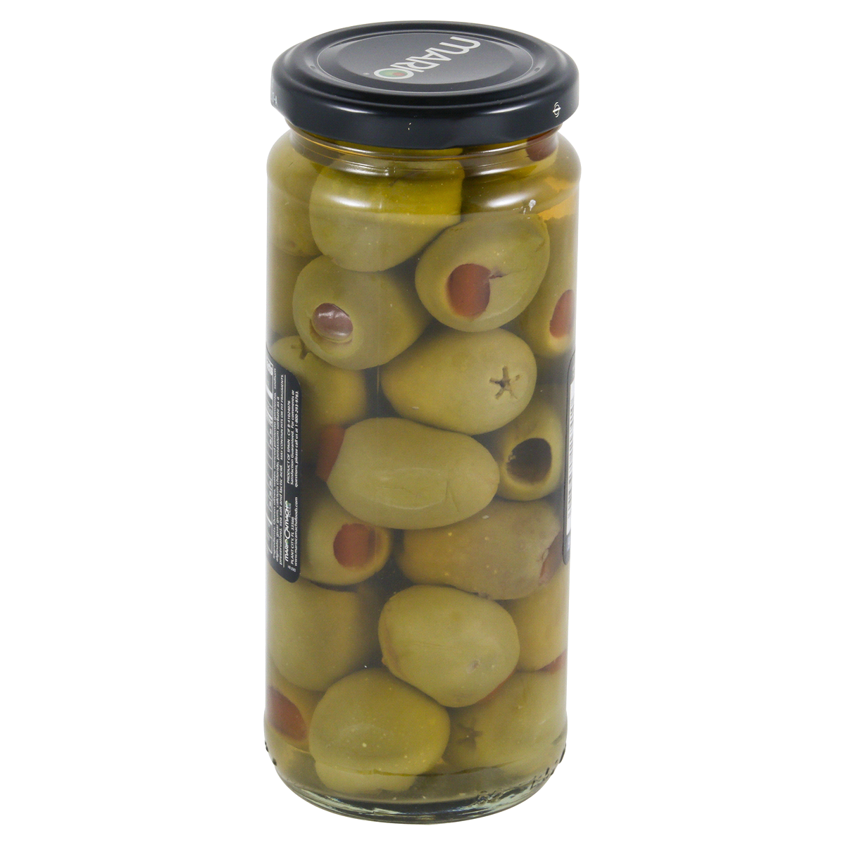 slide 2 of 5, Mario Spanish Queen Imported Olives Stuffed with Minced Pimento, 7 oz