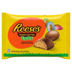 Reese's Easter Milk Chocolate Peanut Butter Creme Eggs Candy Bag - 16.1 oz