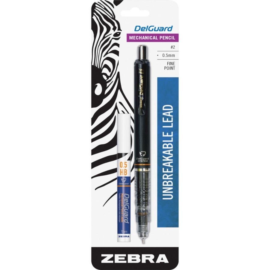 slide 3 of 3, Zebra Delguard 05mm Fine Point Mechanical Pencil with Refill, 1 ct
