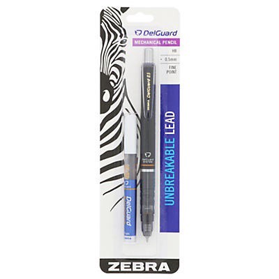 slide 1 of 3, Zebra Delguard 05mm Fine Point Mechanical Pencil with Refill, 1 ct